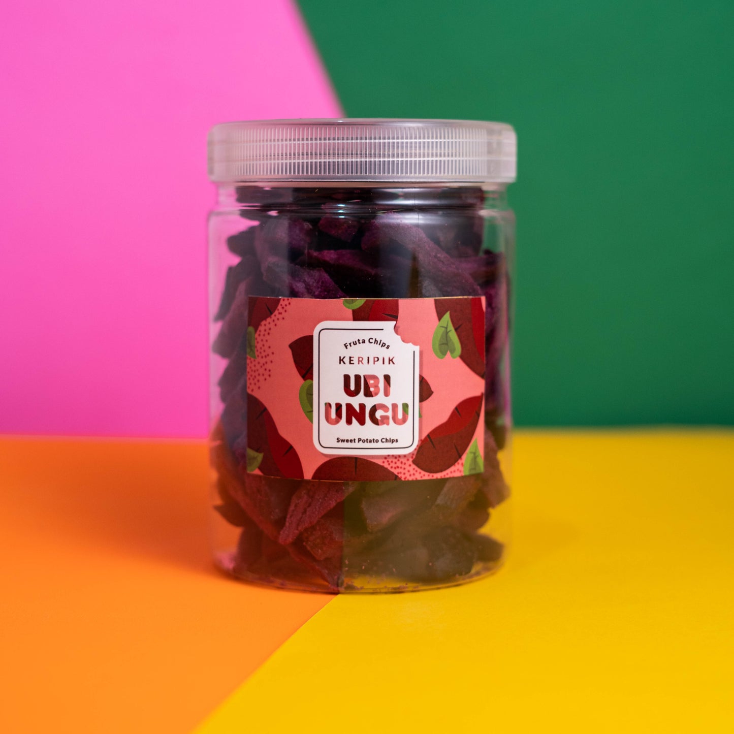 Keripik Ubi Ungu 300gr Fruta Chips Toples