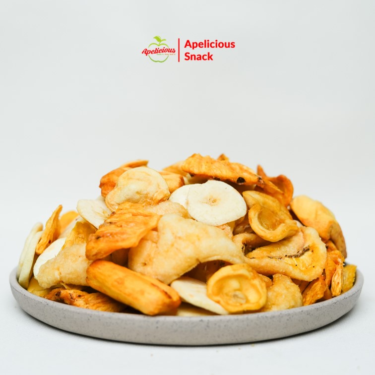Bundling Spesial Keripik Mix Bitopia + Keripik Buah Mix Lokal 100gr - Food, Snack, Chips, Kripik