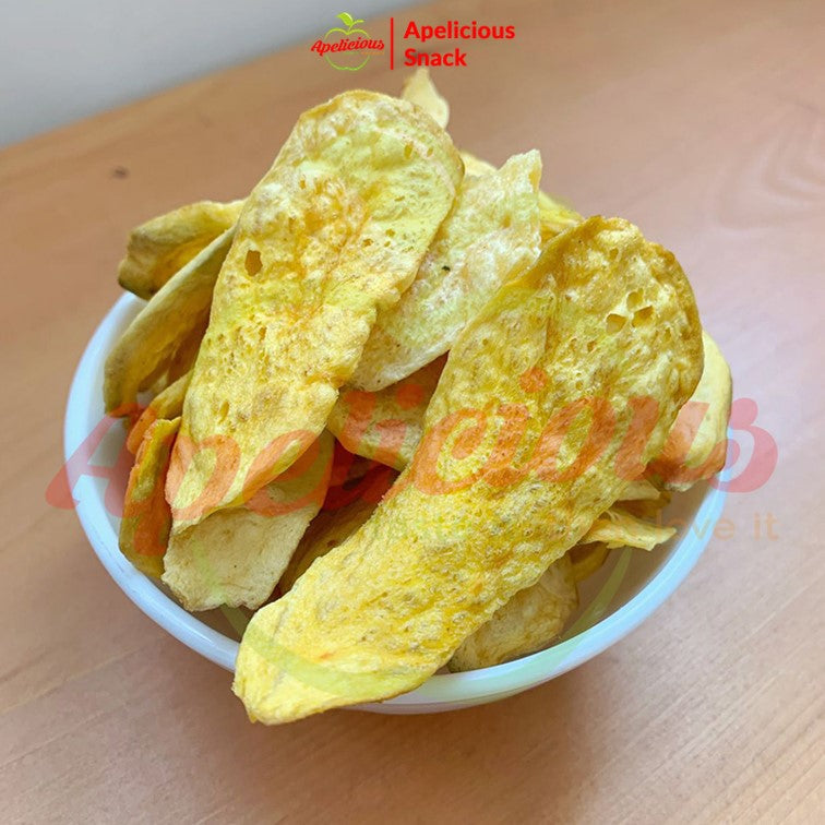 Keripik Buah / Keripik Sayur Kripik Buah Apel Nangka Salak Pisang Fruta 100 gram - Food