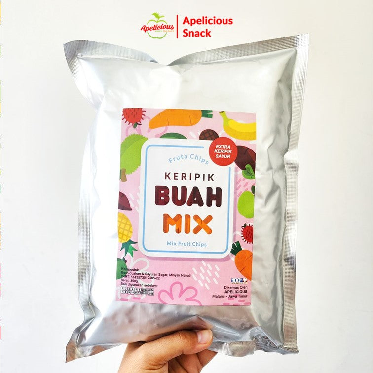 Bundling Keripik Buah Extra Sayur 350gr + Pisang Gemoy Saus Coklat