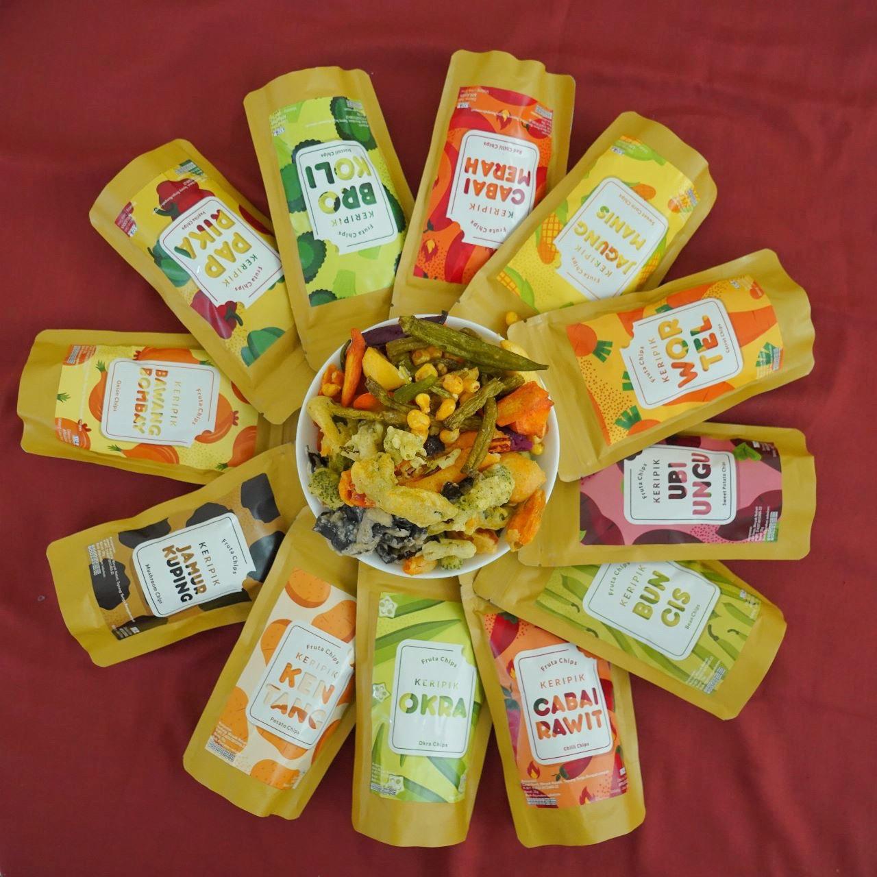 Paket Keripik Sayur Mini Lengkap 12pcs