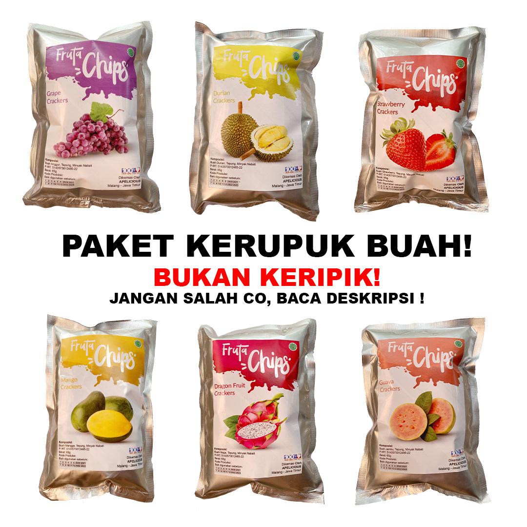 Paket KERUPUK Buah Fruta 6pcs