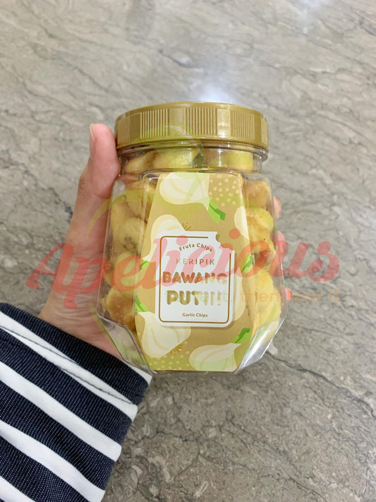 KERIPIK BAWANG MERAH / BAWANG PUTIH FRUTA CHIPS APELICIOUS
