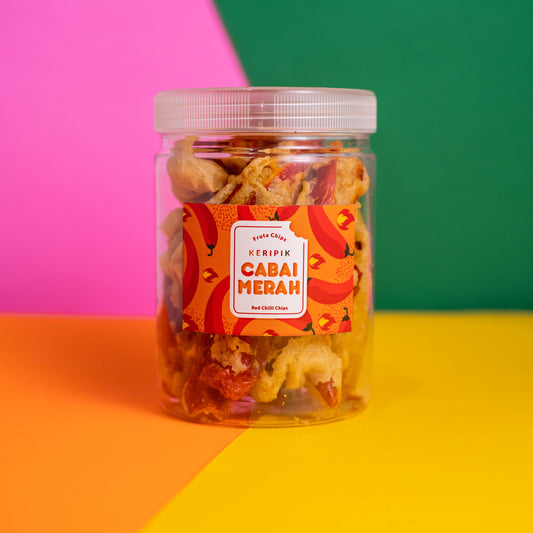 Keripik Cabe Merah Besar Toples Fruta Chips Apelicious