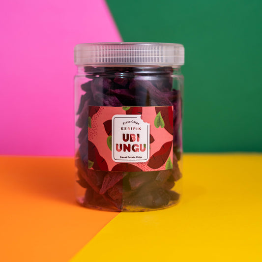 Keripik Ubi Ungu 300gr Fruta Chips Toples