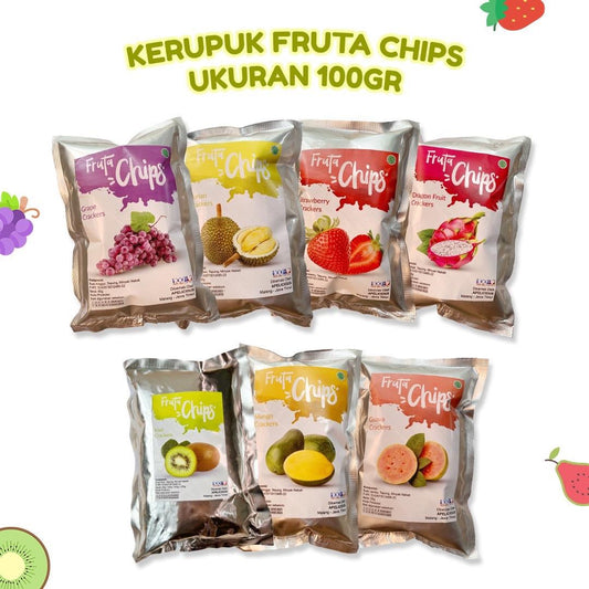 KERUPUK BUAH FRUTA BERAT 100g