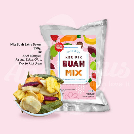 KERIPIK BUAH MIX EXTRA KERIPIK SAYUR 350g / 250g