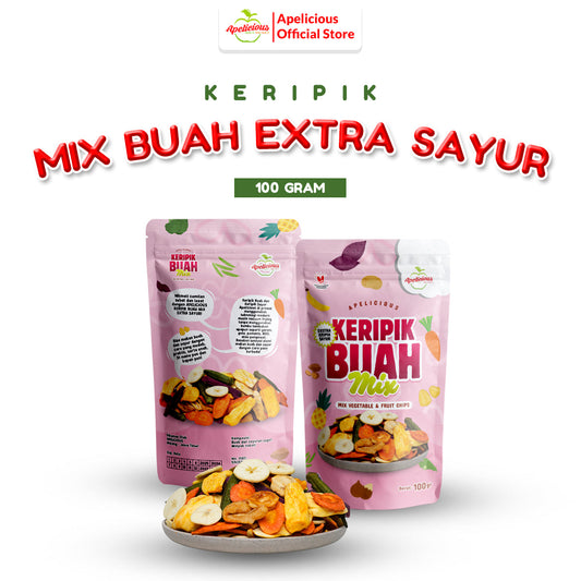 Mix Buah Extra Sayur 100gr Kemasan Pounch