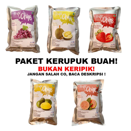 APELICIOUS Paket Krupuk Buah Fruta 5pcs