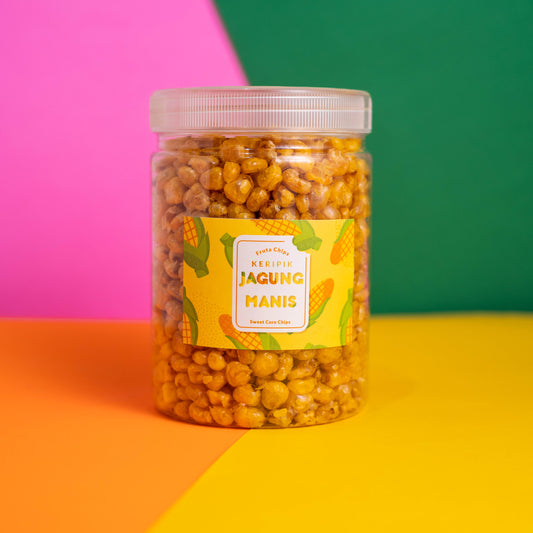 Keripik Jagung Fruta Chips Apelicious Toples