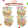 Paket HEMAT 8pcs KERIPIK (Buah, Sayur, KRUPUK Buah) - Kripik, Snack, Food, Makanan